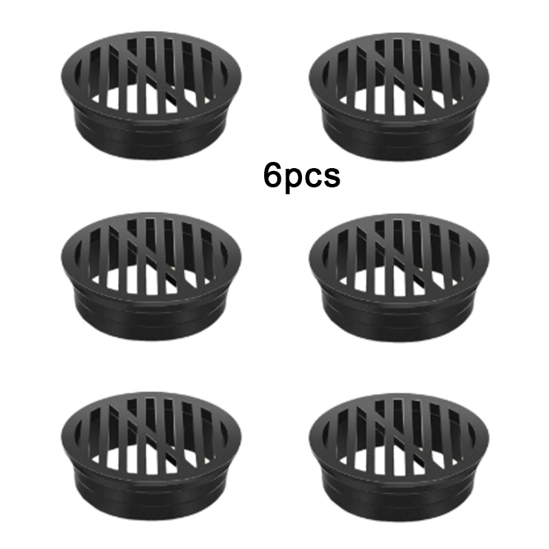 Reel Cover - 6 Pcs Round Flat Drain Grate