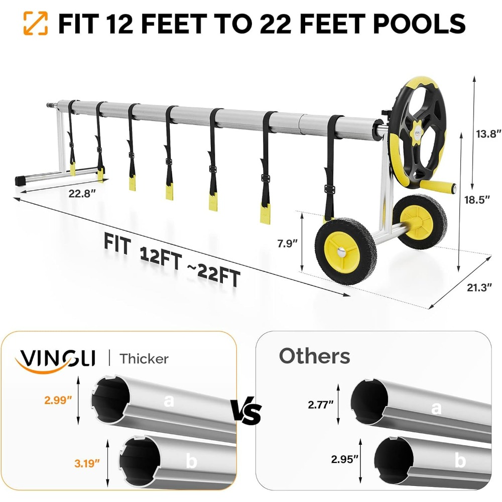 VINGLI 21FT Upgrade Aluminum S – Reel Cover recenzja i cena
