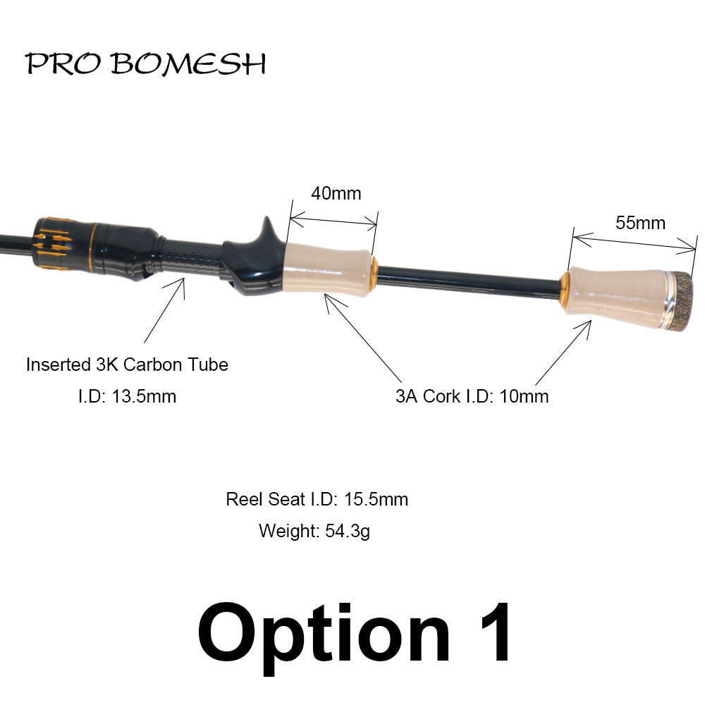 Pro Bomesh 3A Grade Cork SKTS  – Ice Fishing Reel recenzja i cena