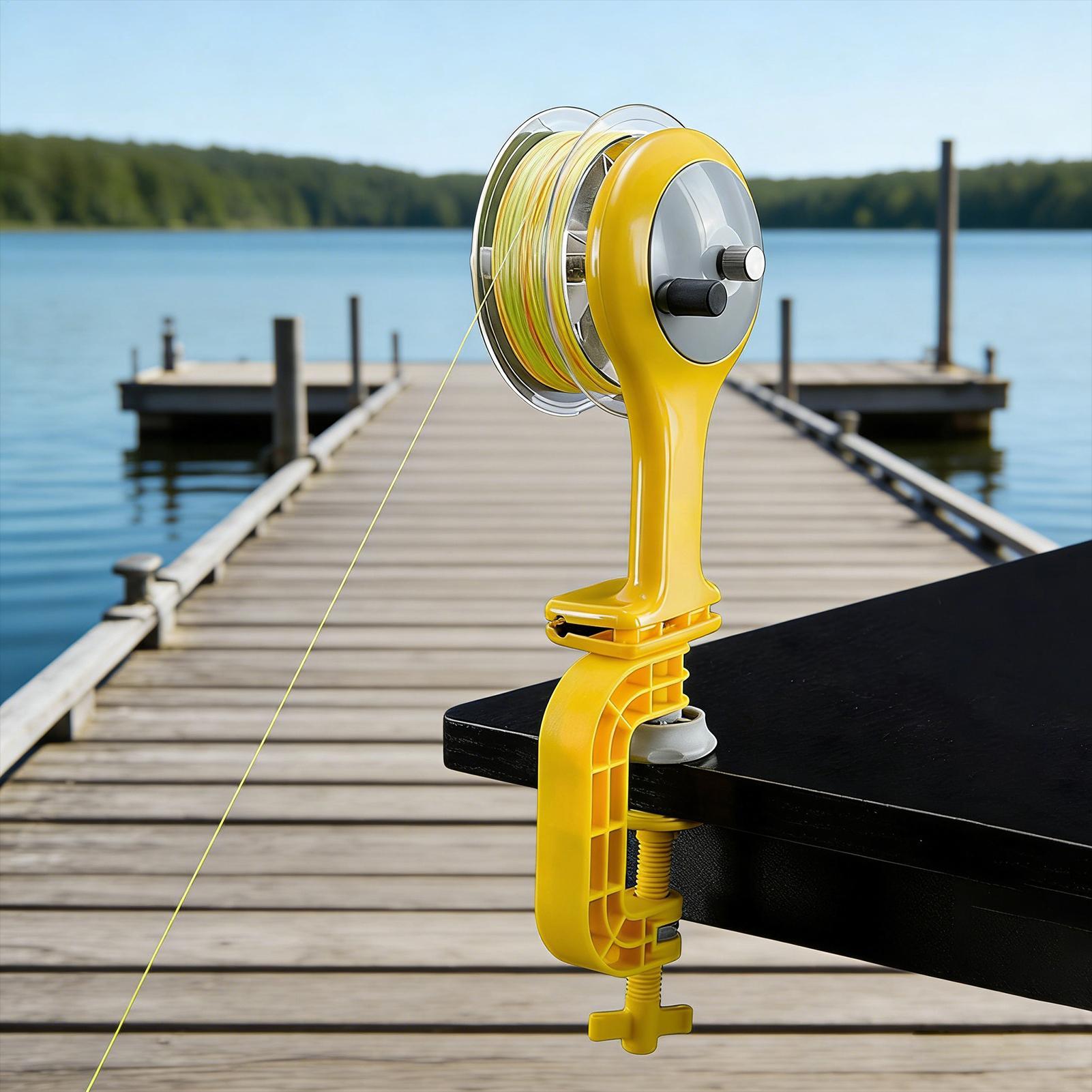 Fishing Line Spooler with Clam – Ice Fishing Reel recenzja i cena