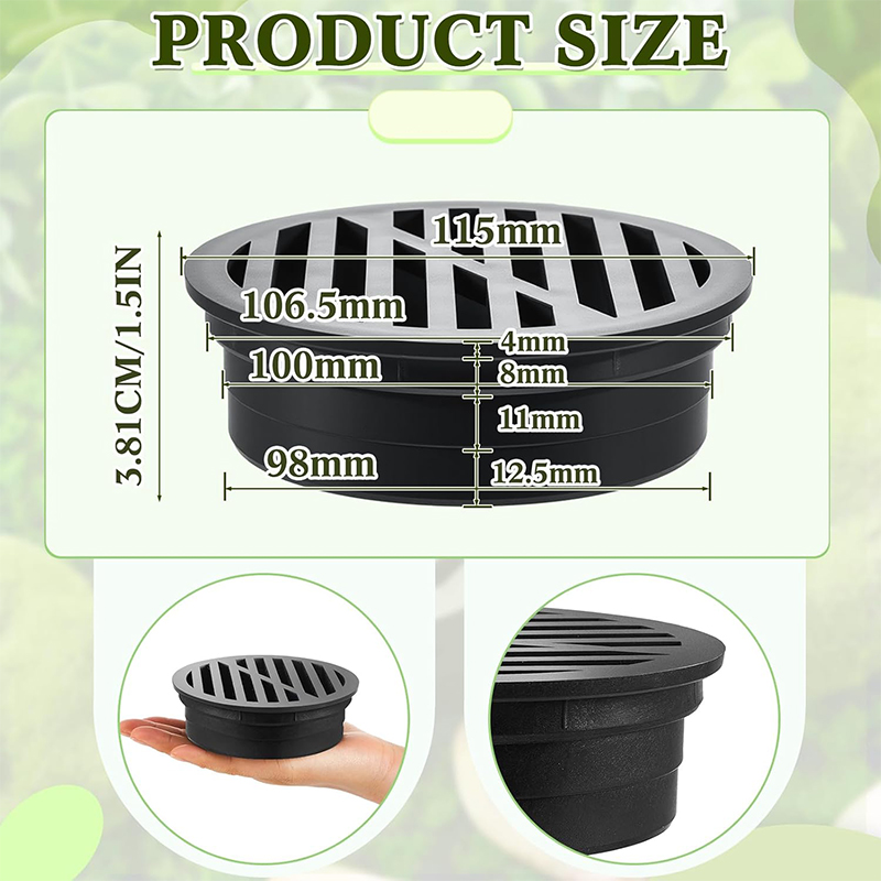6 Pcs Round Flat Drain Grate C – Reel Cover recenzja i cena
