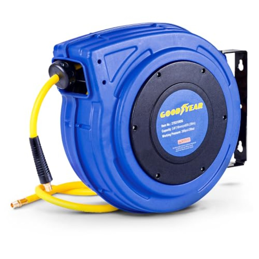 Retractable Air Hose Reel 3/8  – Reel Handle recenzja i cena