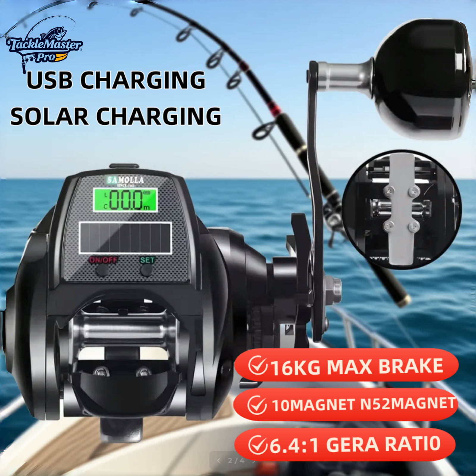 Heavy Duty Electric Fishing Re – Ice Fishing Reel recenzja i cena