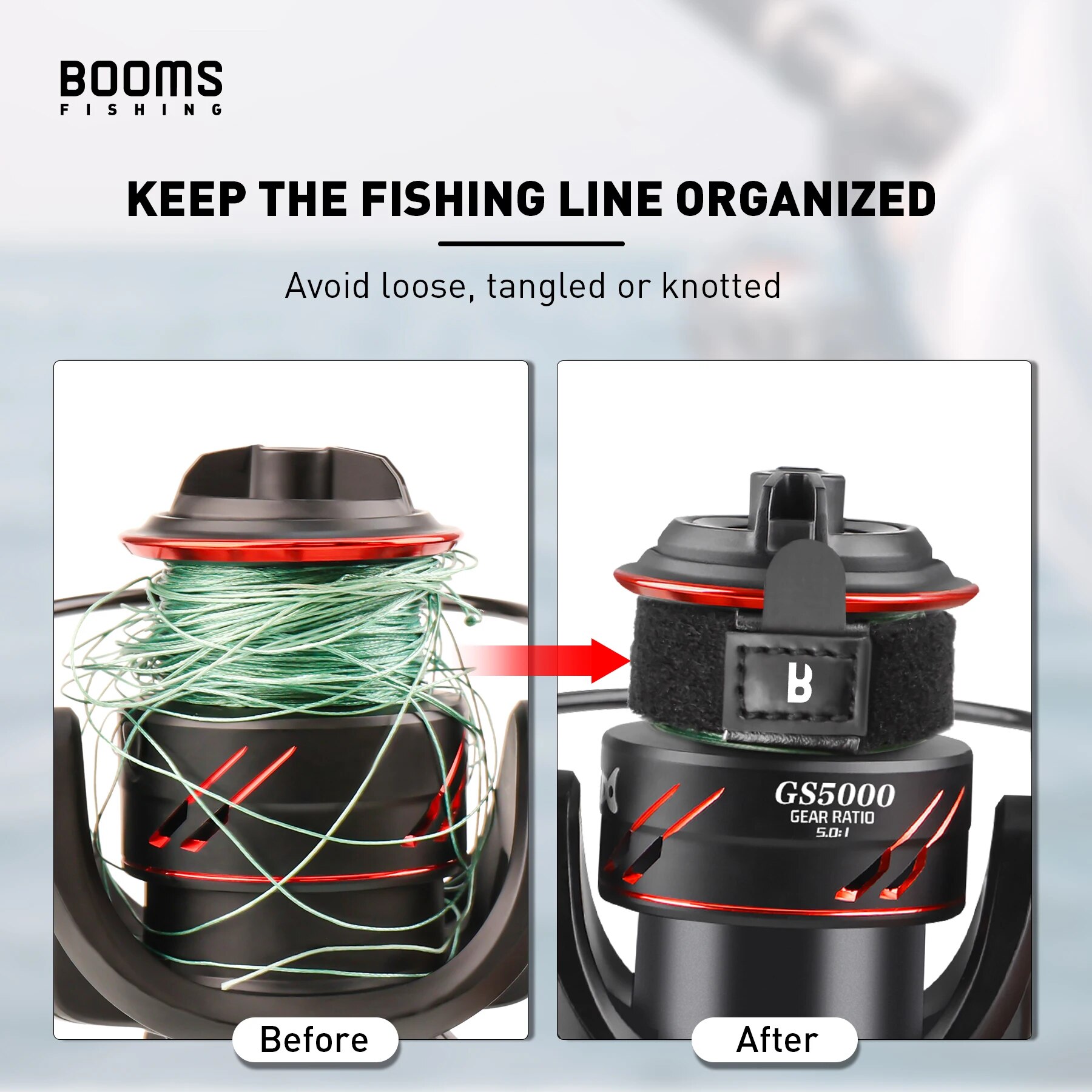 Booms Fishing SB1 4Pcs Spinnin – Reel Cover recenzja i cena